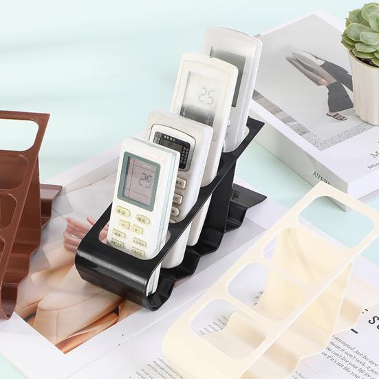 Настольная стойка для хранения Держатель для пульта дистанционного управления Несколько отделений Экономия места Органайзер для канцелярских товаров и мобильного телефона