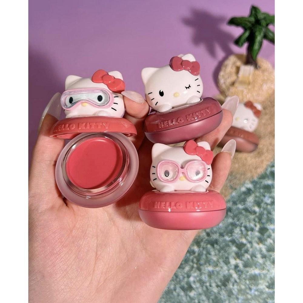 Набор косметики из коллекции She Glam Hello Kitty, тени для век, блеск для губ, спрей для тела, подводка для глаз, 1 набор