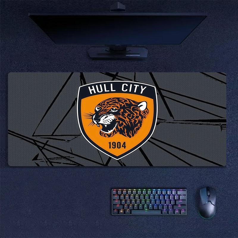 Hull City Mouse Pad, Large Gaming Desk Mat, Non-slip XXL Mousepad for Laptop & Tablet, Mini PC Playmat with Stitched Edges