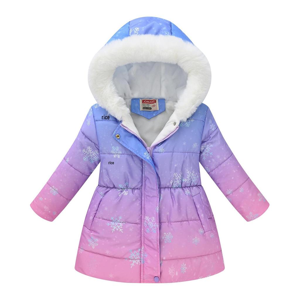 Autumn/Winter Kids' Multi-color Tie-Dye Cotton Jacket for Boys & Girls