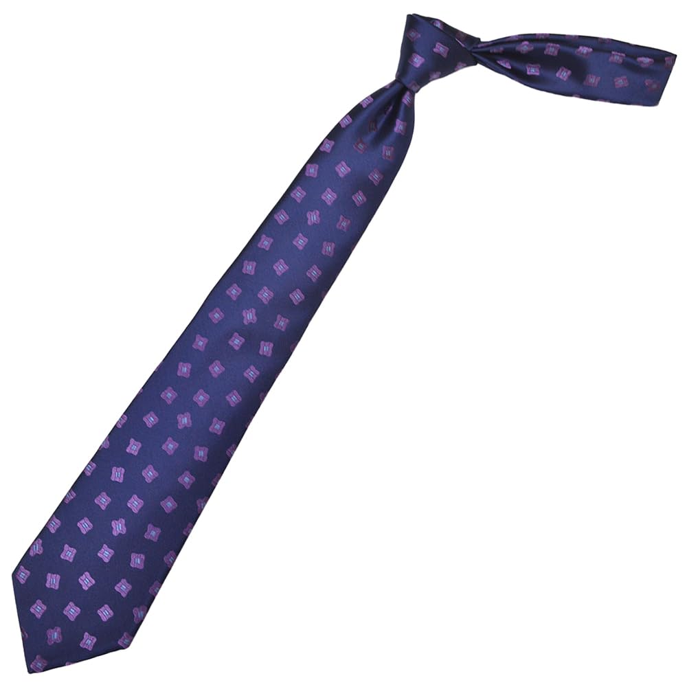 Giorgio Armani Necktie Square Pattern Silk Necktie Sword Width Ega24s020 00135 MARINE [Giorgio Armani] Men's (Size 8cm) 4R928-00135