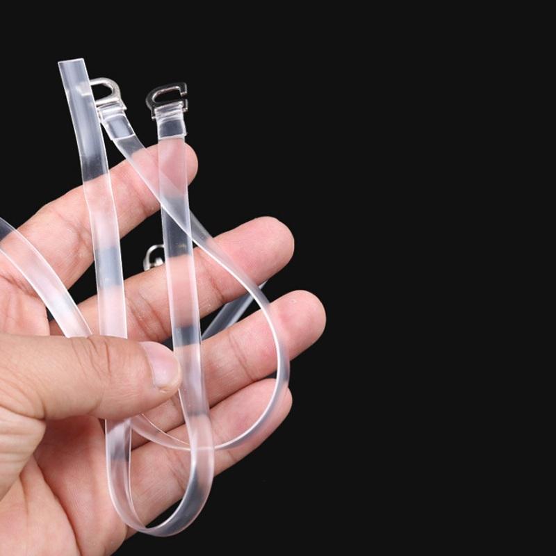 1 пара ремешков для обуви на высоком каблуке, сандалий, силиконовый невидимый ремешок для шнурков, прозрачные ремешки для обуви, для свободной обуви