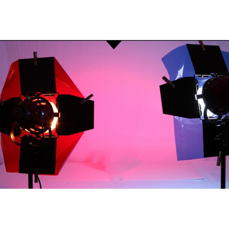 Профессиональный 40x50см 15.75x19.69дюйм Бумажный Гель Цветной Фильтр для Сценического Освещения Рыжий Свет Фильтровальная Бумага Цветной