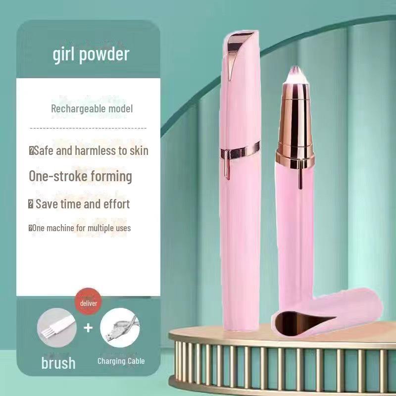 Перезаряжаемый электрический триммер для бровей — безопасен для новичков