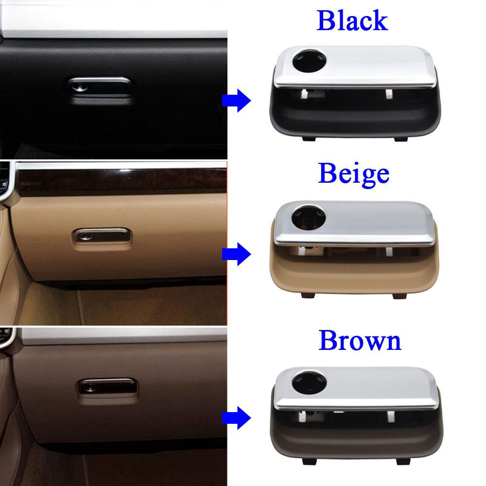 LHD левый водитель автомобиля передний пассажир сторона черный бардачок замок ящик для хранения ручка для Porsche Cayenne 2010-2018