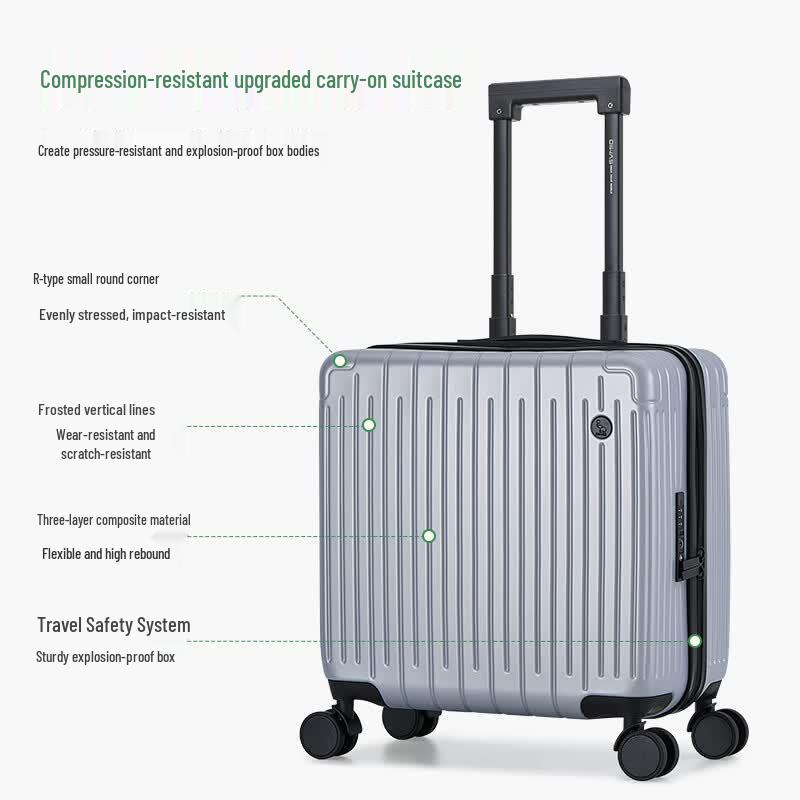 OIWAS 18-inch Carry-On Spinner Luggage