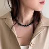 Geegee Onyx Ball Necklace (2size)