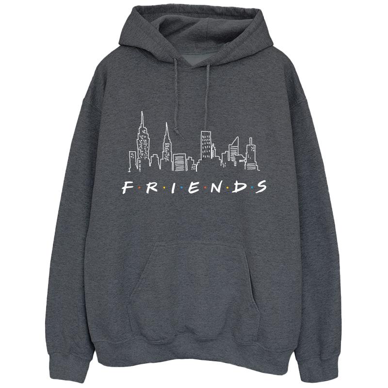 Friends Женская/дамская толстовка с капюшоном Skyline Logo