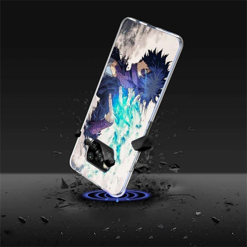 My Hero Dabi Bnha Case Phone Cover for Xiaomi Redmi Note 10 9 9S 8 8T 7 5 Pro Mi 12T 11T 10T 9T 12 11 Lite A3 A2 Trend Fundas Mi