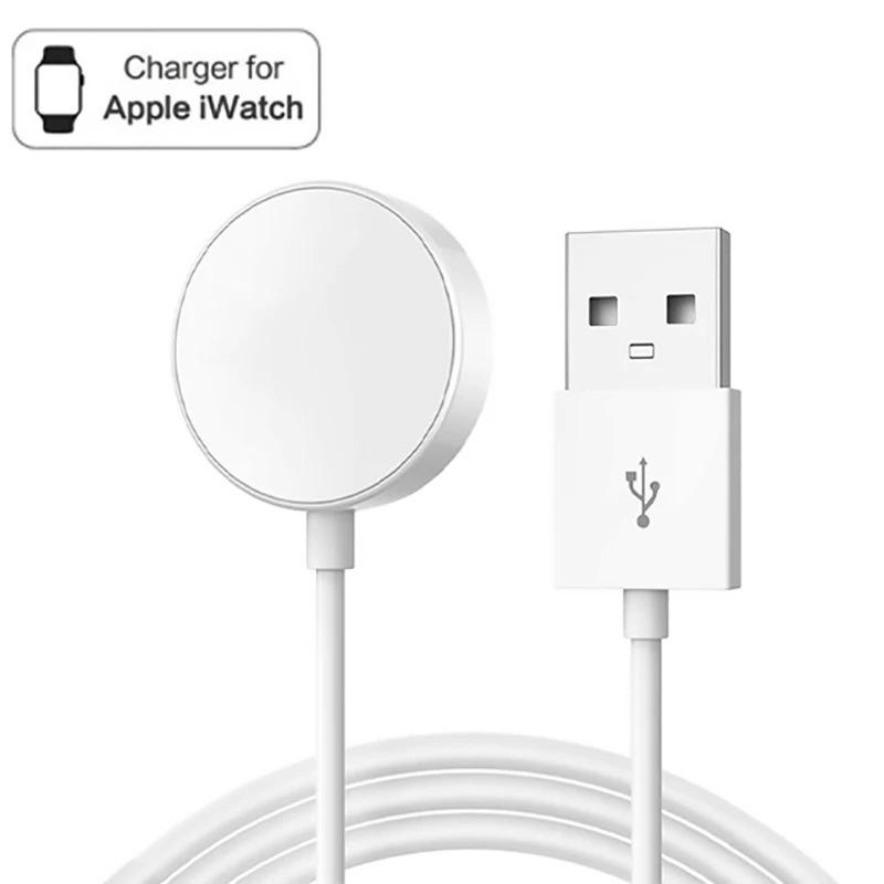 Быстрое зарядное устройство для Apple Watch Usb C, беспроводное зарядное устройство для Iwatch Series 9 8 7 Se 6 5 4 3 2 1, магнитные аксессуары для быстрой зарядки