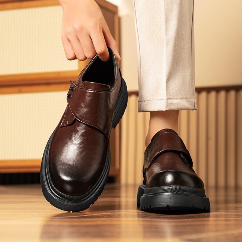 Высококачественные свадебные туфли на платформе из коровьей кожи для мужчин, дизайнерские мужские туфли для платья на мягкой подошве, осенние новые туфли дерби, мужские