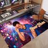 Custom Rug Harry Styles Pattern Print Name Text Soft Non‑Slip Floor Carpet for Home Indoor Decoration