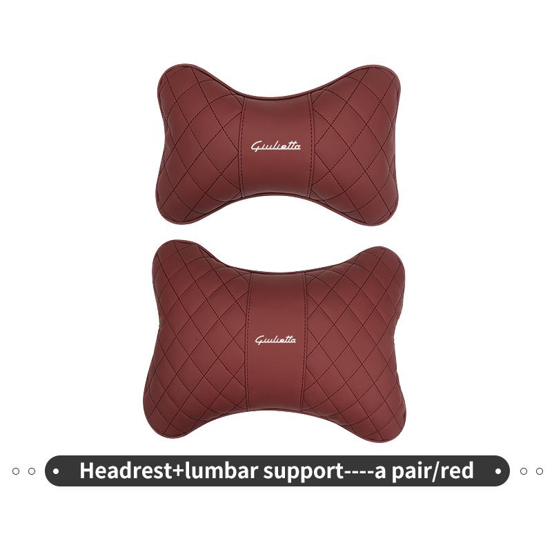 Car Headrest Neck Support Seat Lumbar Cushion Soft Neck Pillow Auto Accessories For Alfa Romeo Giulietta 940 2010-2014 2015 2016