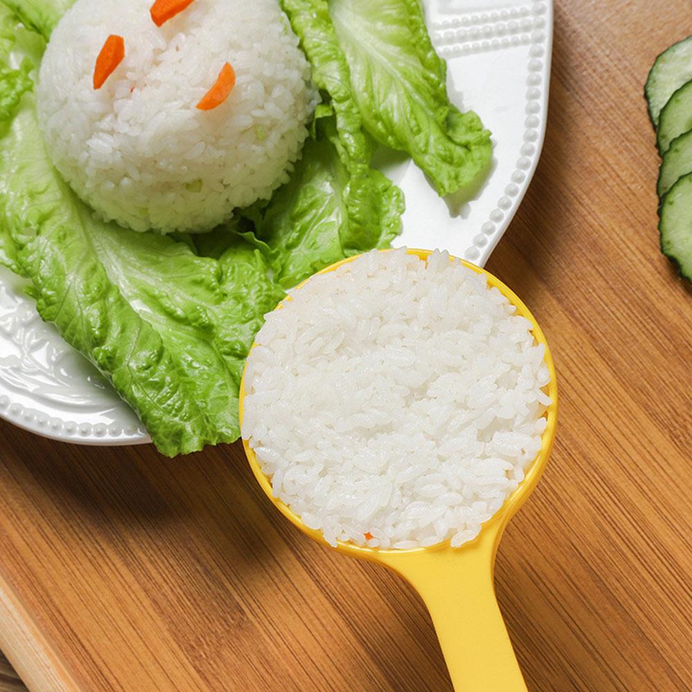 1/2PCS Half Round Rice Spoon Food Grade PP Japan Spoon Rice Cooker Non-stick DIY Rice Scoop Mold Kitchen Accessories
