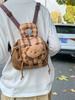 Korean Style Trendy Mini Backpack With Padded Pu And Durable Stitching