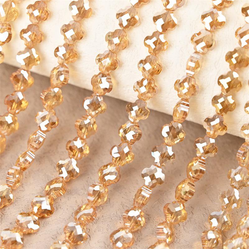 Гальванизированный четырехлистный клевер шерпа бисерные аксессуары для изготовления ожерелий своими руками