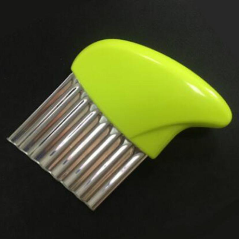 1шт Картофелерезка для приготовления чипсов из картофеля фри Овощечистка Нож