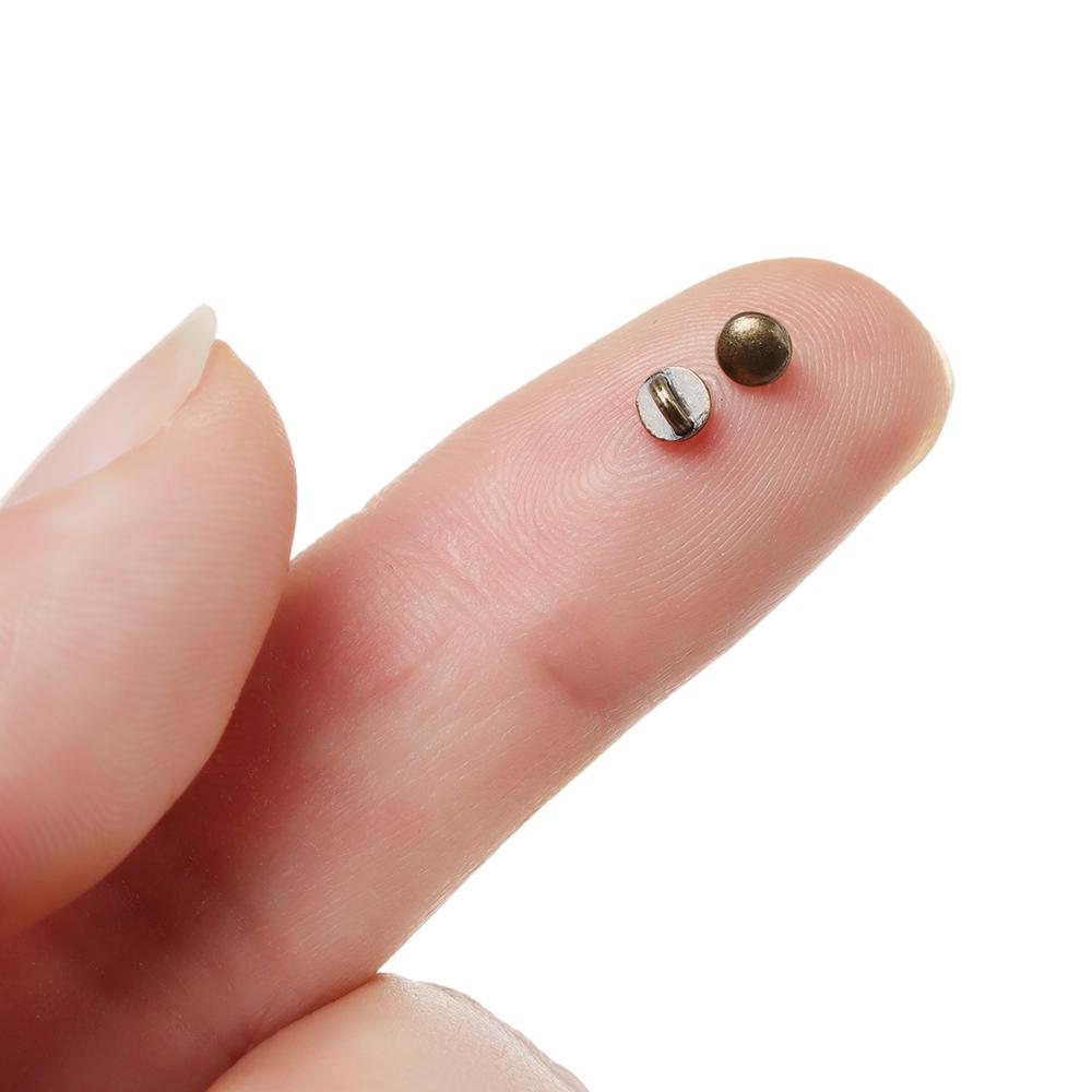 High Quality Mini DIY Doll Ultra-small Buckle Solid Round Buttons Belt Buckles 1/6 Dolls Clothing