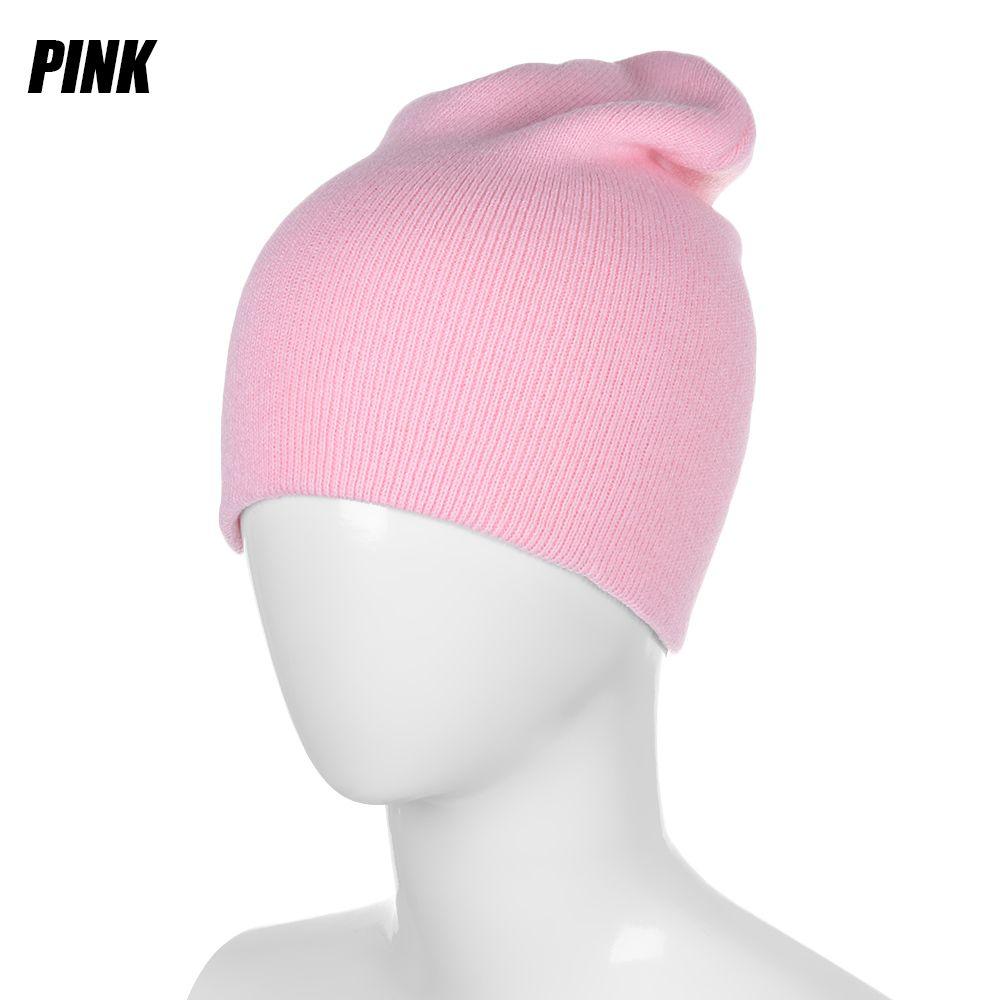 Осень-зима унисекс конфетного цвета повседневная хип-хоп шапка шапка вязаная шапка тюбетейка мягкая