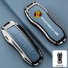 Leather Car Smart Remote Key Case Shell Fob Cover For Porsche Panamera Carman Macan Bobst Cayenne 911 970 981 991 AccessoriesSH3