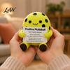 Pocket Sized Inspirational Gift for Athletes Knitted Positive Sports Ball Plush Emotional Support Doll with Hand Woven Encouraging Words Encouragement