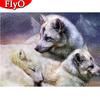 5D DIY Алмазная картина Волк Алмазная вышивка Распродажа Зимняя мозаика Животное ручной работы Подарок Decortion