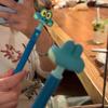 1/6Pcscartoon Zootopia 2 Anime Periphery Gary Snake Ballpoint Pen Detoxification Pen Creative Fun Desktop Ornament
