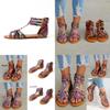 Classic And Timeless Women's Roman Gladiator Flats Sandals Bohemia Style For Summer Beach
