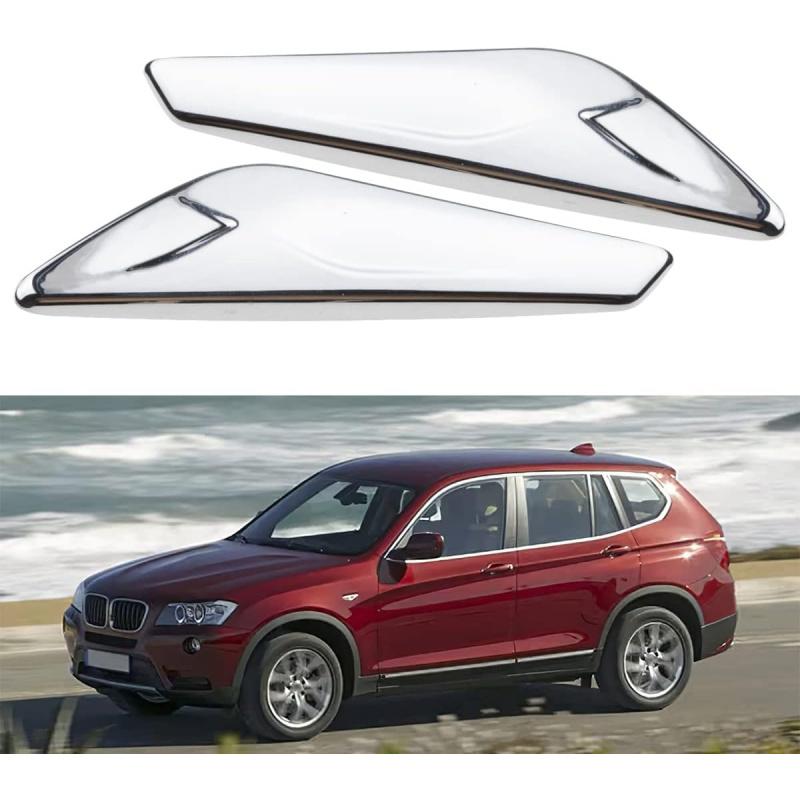 Хромированная накладка на переднее крыло Правая Левая сторона Подходит для X3 F25 X4 F26 2013-2017 Заменяет 51117338570 51117338569