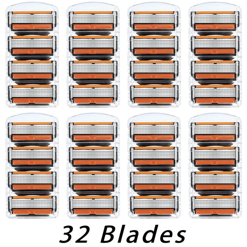 Мужская водонепроницаемая бритва с шестью лезвиями и острым, долговечным лезвием из нержавеющей стали