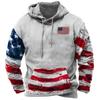 Fashion US Flag Print Hoodies For Men Hip Hop Trend Harajuku Vintage Clothes Spring and Autumn New In Sweatshirts Oversized Tops