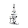 Pandora Skier style design 925 silver necklace / pendant women's silver 793514C01