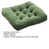 Square Seat Cushion 16x16 Inches Solid Color Stuffed Chair Pad Velvet Thick Seat Cushion for Dining Chair Floor Home Office