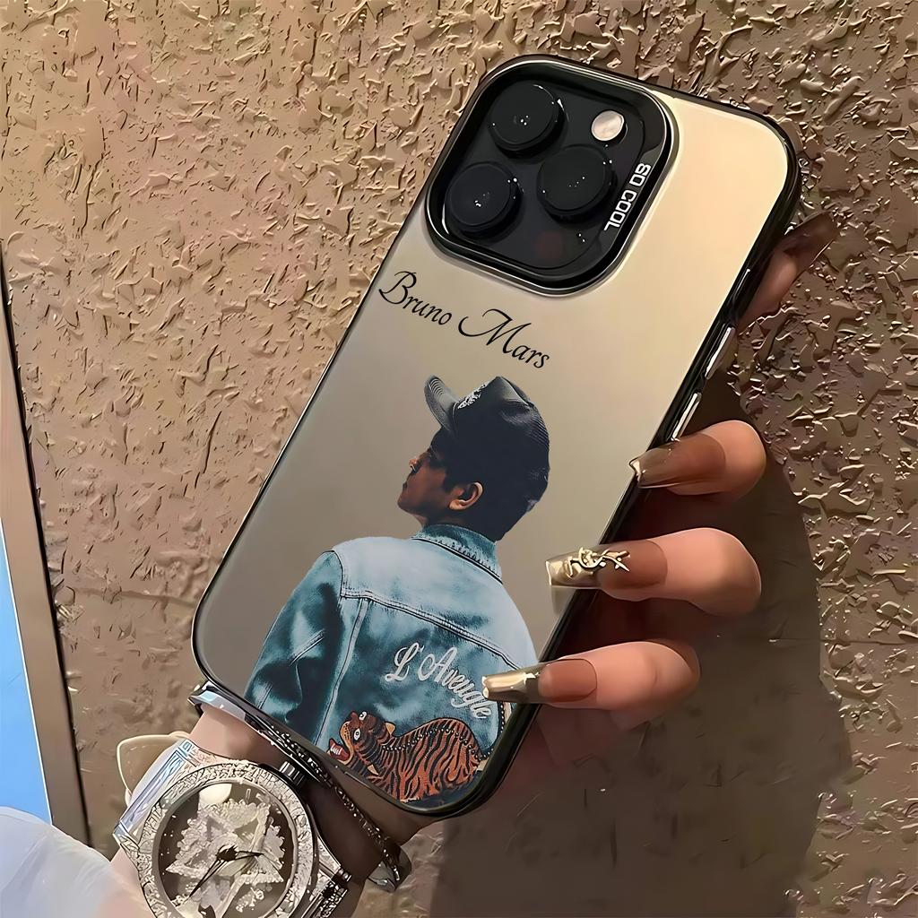 Чехол для телефона singer Brunos M-Mars для iPhone 17 16e 16 15 14 13 12 11 mini Pro Max X XR XSMAX 8 7 Air Plus Противоударный Матовый