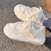Platform Skateboard Bread Shoes Women's Ins Trendy Versatile Casual Sports Little White Shoes Spring New Models