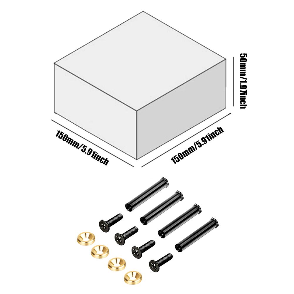 Винты для крепления охлаждающего вентилятора Винты с гайкой для охлаждающего вентилятора Тихая работа вентилятора корпуса ПК