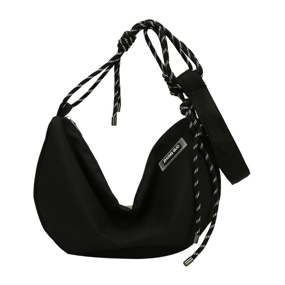 Half-moon Shape Dumpling Shoulder Bag Waterproof Sports Message Bag Female/Male
