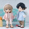 Handmade Doll Hoodies Mini Doll Coat for 1/12 BJD GSC P9 Dolls For 1/11 OB11 Obitsu11 Dolls