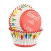 Baked With Love Bunting Muffin and Cupcake Cases (Pack of 24)