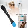Складная щетка-аппликатор для тела с длинной ручкой, массажный инструмент для душа, портативный аппликатор для лосьона, мягкая губчатая щетка для ухода за телом