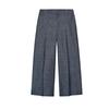 Spring and Summer New Linen Blend Pleated Vest 2746785 High Waist Wide Leg Casual Trousers 2834785