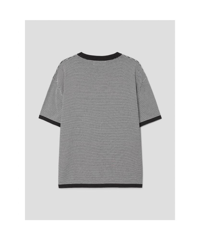 8SECONDS Lightweight Striped Knit Pullover Ash