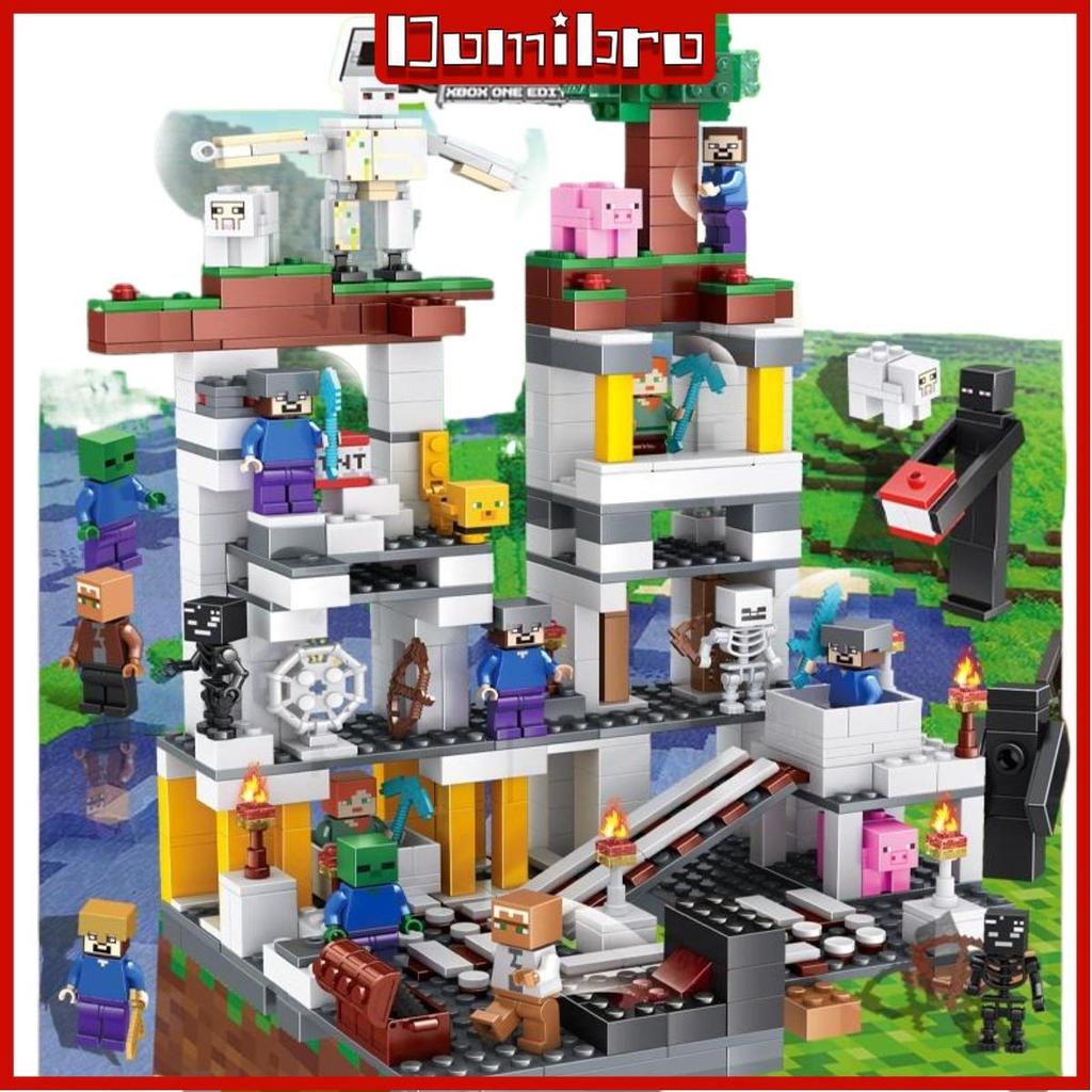 MC Building Block Farm and Villages Field Cave Trap Toys для детей