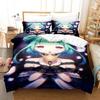 3D Printed Uruha Rushia Hololive Butterfly Girl Bedding Set Boys Girls Twin Queen Size Duvet Cover Pillowcase Bed Kids Adult