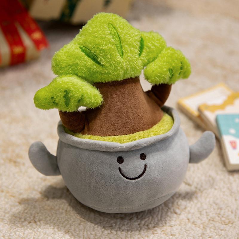 Tree Potted Money Plush Toy Cartoon Soft Filled Doll Room Decoration Gift Child