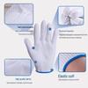 White Cotton Yarn Anti-Slip Work Gloves - Wear-Resistant, Thickened for Labor Protection in Construction and Auto Repair