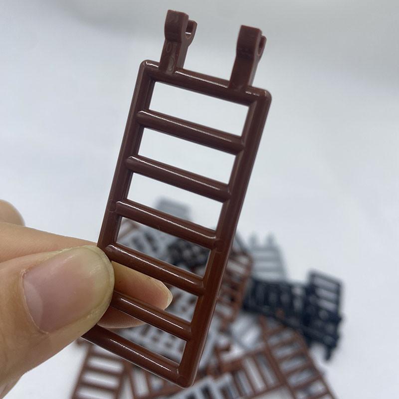 10 шт. лестниц, совместимых с 6020 ограждением, сборными строительными блоками, запасными частями для детского конструктора MOC