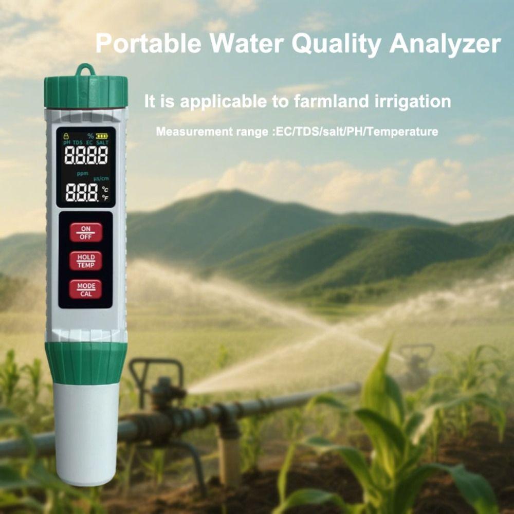Waterproof Water Quality Meter LCD Digital Display Digital PH Meter Aquaculture