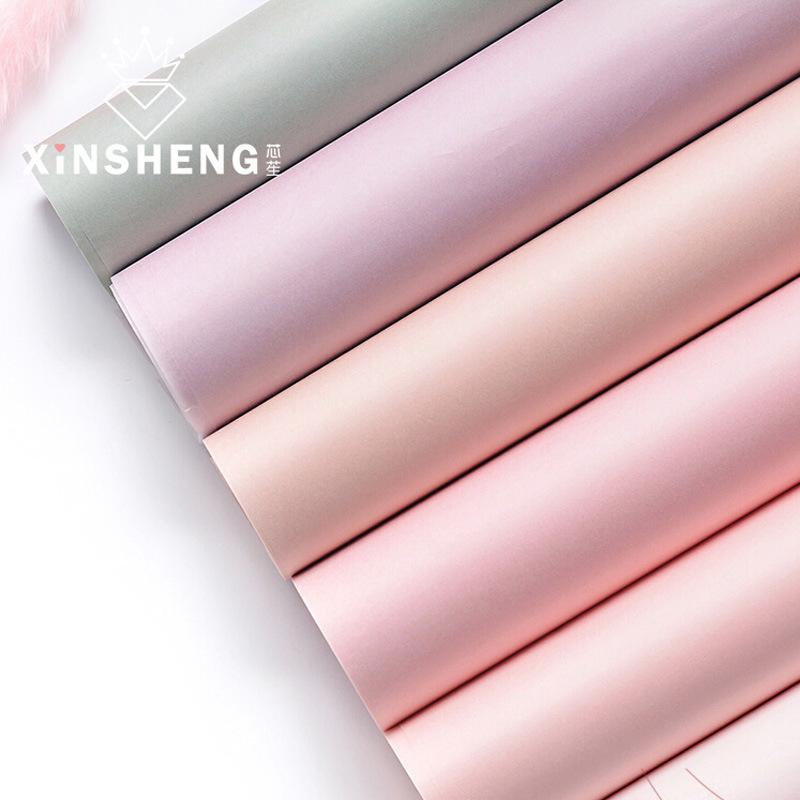 Цветочная тишью бумага в корейском стиле для упаковки букетов и украшения подарков