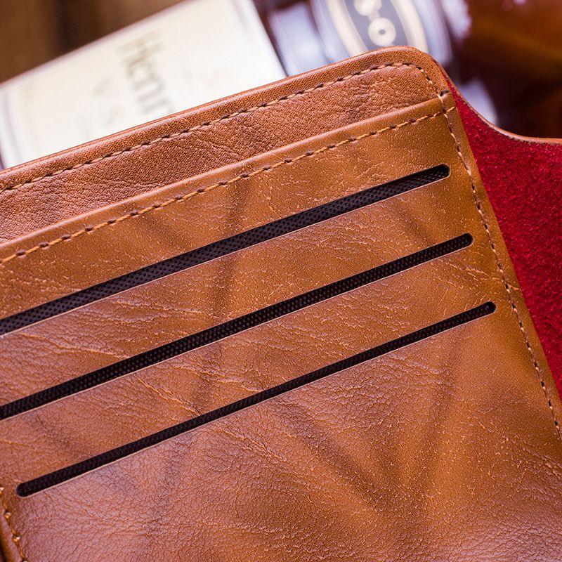 Мужские кошельки с узором в 100 долларов США, мужской кожаный кошелек, держатель для карточек, модный кошелек большой емкости, сумка-кошелек